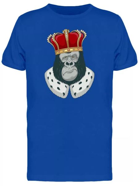 Sads Gorilla In A Crown Tee Men's -Image by Shutterstock, White;black
Sads Gorilla In A Crown Tee Men's -Image by Shutterstock, White;black