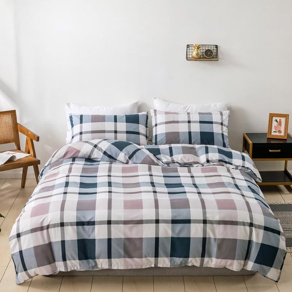 print black plaid bedding set 2/3pc soft quilt cover / double twin full king size home textile bed linens sets
print black plaid bedding set 2/3pc soft quilt cover / double twin full king size home textile bed linens sets