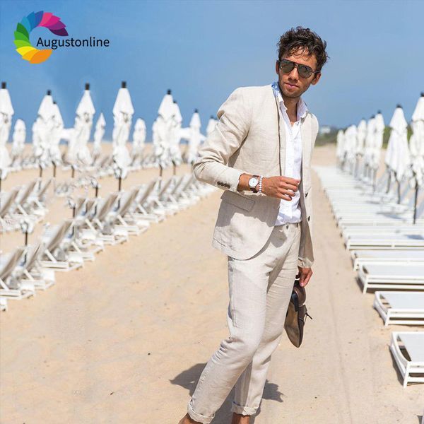 men's suits & blazers ivory/beige linen men beach wedding suit pants latest designs 2piece slim fit man jacket tailored prom, White;black
men's suits & blazers ivory/beige linen men beach wedding suit pants latest designs 2piece slim fit man jacket tailored prom, White;black