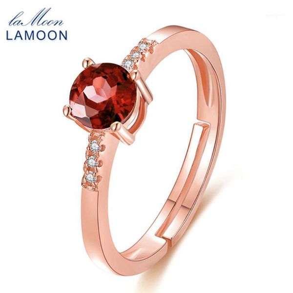 cluster rings lamoon- 100% natural gemstone classic 5mm 0.5ct garnet wedding ring 925 sterling silver jewelry romantic lmri0121, Golden;silver
cluster rings lamoon- 100% natural gemstone classic 5mm 0.5ct garnet wedding ring 925 sterling silver jewelry romantic lmri0121, Golden;silver