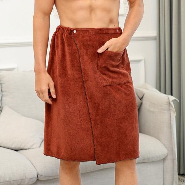 towel 2021 men's wrapped bath household simple microfiber with buttons wearable bathrobe 
towel 2021 men's wrapped bath household simple microfiber with buttons wearable bathrobe