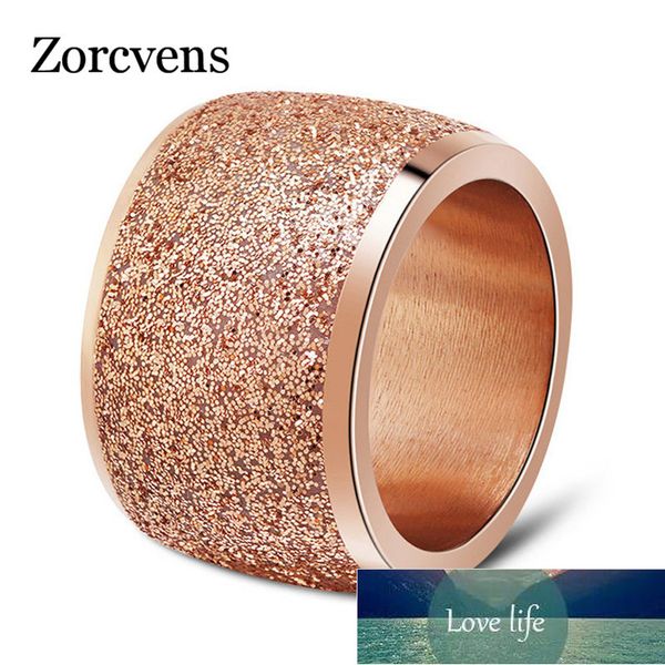 zorcvens new fashion 16mm big round rose gold color frosted stainless steel wedding rings for women party jewelry gifts factory price expert, Silver
zorcvens new fashion 16mm big round rose gold color frosted stainless steel wedding rings for women party jewelry gifts factory price expert, Silver