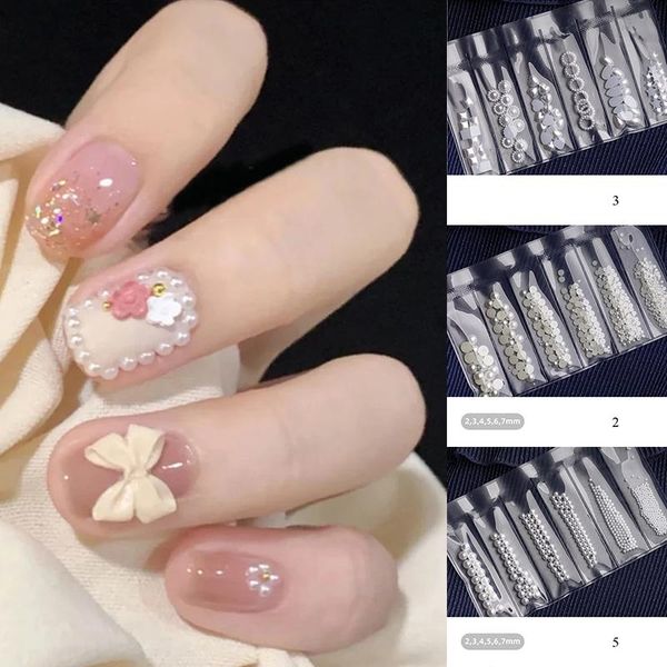 nail art decorations multi-size rhinestones 3d white pearl crystal diy manicure beads face body jewelry, Silver;gold
nail art decorations multi-size rhinestones 3d white pearl crystal diy manicure beads face body jewelry, Silver;gold