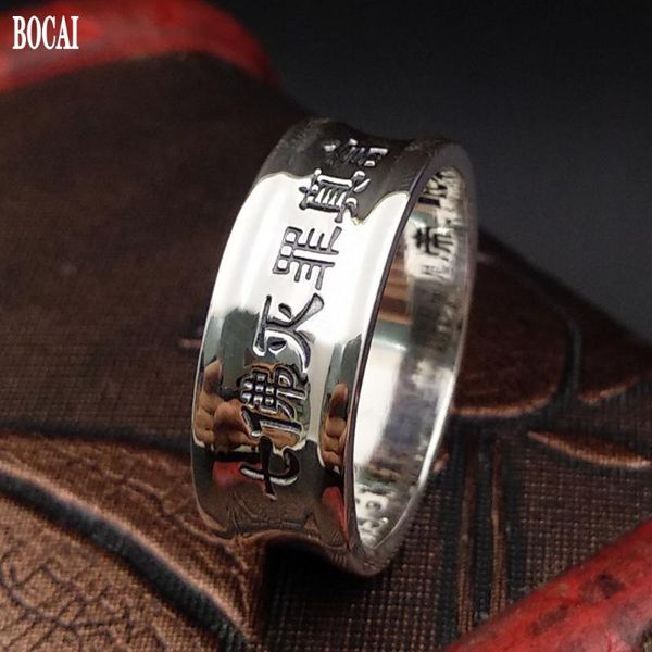 cluster rings bocai 100% solid s999 pure silver man and woman ring jewelry seven buddhas fight crime, mantra, retro scripture, Golden;silver
cluster rings bocai 100% solid s999 pure silver man and woman ring jewelry seven buddhas fight crime, mantra, retro scripture, Golden;silver