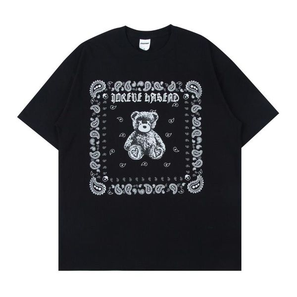 men's t-shirts hip hop street original suzerain t-shirt female bear cashew flower print 2021 summer short sleeve cotton, White;black
men's t-shirts hip hop street original suzerain t-shirt female bear cashew flower print 2021 summer short sleeve cotton, White;black
