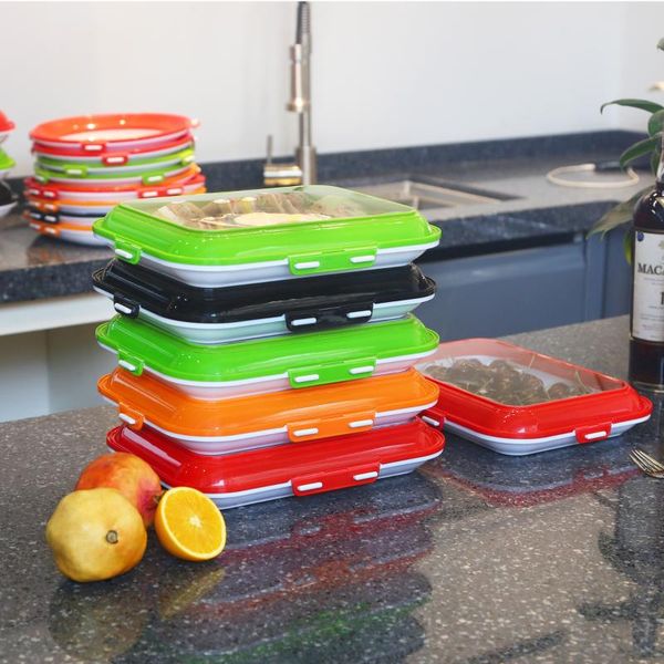 kitchen storage & organization creative food preservation tray magic elastic plastic box vacuum sealing vegetable container
kitchen storage & organization creative food preservation tray magic elastic plastic box vacuum sealing vegetable container