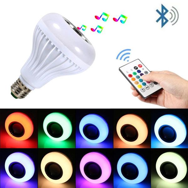 bulbs brelong led bulb bluetooth speaker, 6w e27 rgb replacement light wireless stereo audio with 24-key remote control
bulbs brelong led bulb bluetooth speaker, 6w e27 rgb replacement light wireless stereo audio with 24-key remote control
