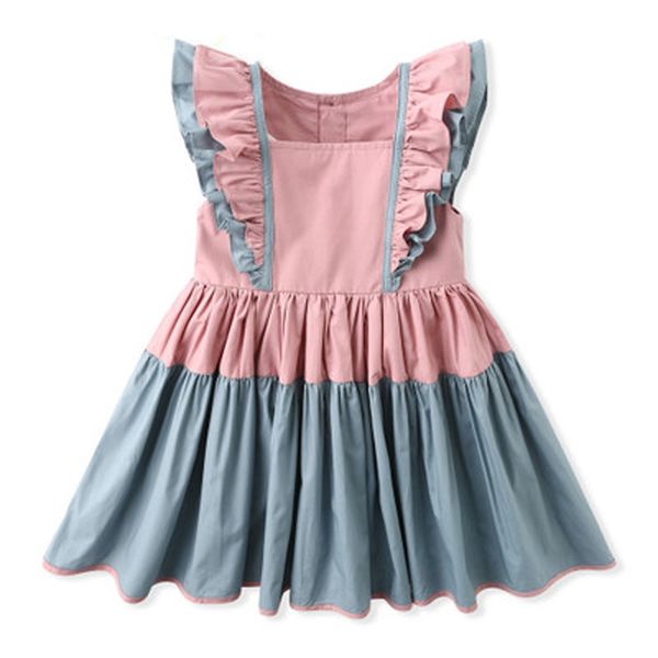 2-6y summer flying sleeve girls dress lotus leaf cotton stitching sweet children princess 210515, Red;yellow
2-6y summer flying sleeve girls dress lotus leaf cotton stitching sweet children princess 210515, Red;yellow