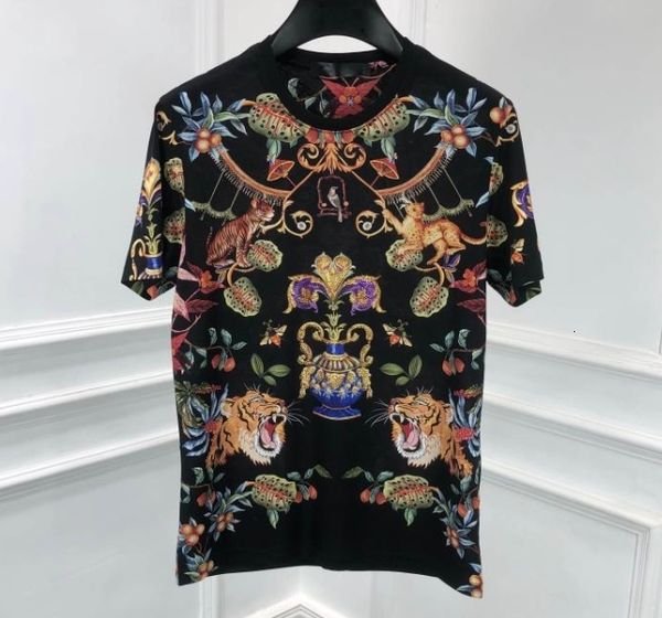t shirts fashion famous brand cotton tee t shirts crown tiger print diamond for men, White;black
t shirts fashion famous brand cotton tee t shirts crown tiger print diamond for men, White;black