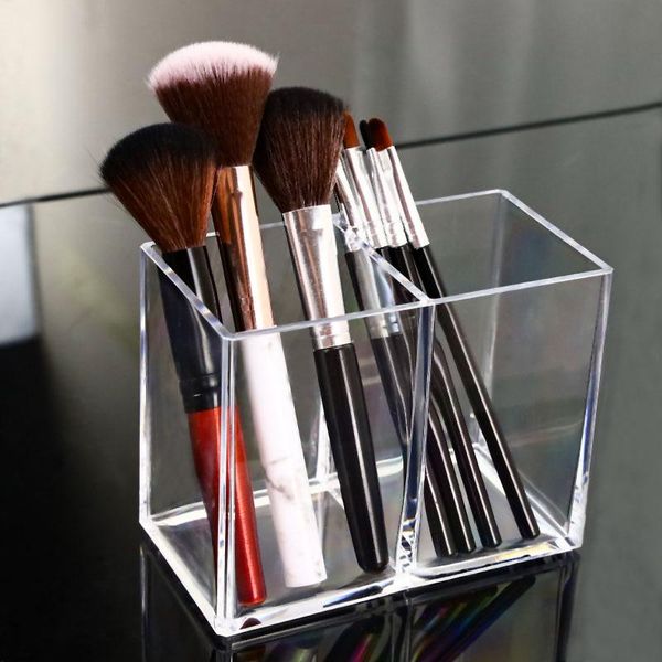 storage boxes & bins organizer box 2 grids acrylic makeup brush tube clear student desksquare pen holder
storage boxes & bins organizer box 2 grids acrylic makeup brush tube clear student desksquare pen holder