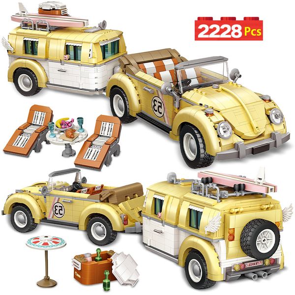 2228pcs 118 Classic City Camper Car Mini Building Blocks Friends Vacation Vehicle Creator Moc Technical Bricks Toys For Girls
2228pcs 118 Classic City Camper Car Mini Building Blocks Friends Vacation Vehicle Creator Moc Technical Bricks Toys For Girls