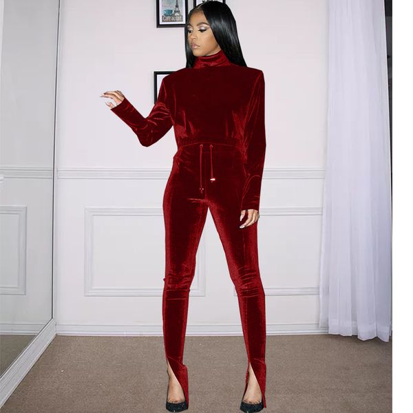 autumn winter veet women two pieces tracksuits high neck long sleeves t shirt zipper bottom ny pants casual club outfits, Gray
autumn winter veet women two pieces tracksuits high neck long sleeves t shirt zipper bottom ny pants casual club outfits, Gray