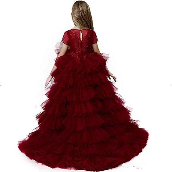 girl's dresses gorgeous wine red high low girls pageant gowns lace tiered flower girl dress for wedding puffy tulle kids first communio, Red;yellow
girl's dresses gorgeous wine red high low girls pageant gowns lace tiered flower girl dress for wedding puffy tulle kids first communio, Red;yellow