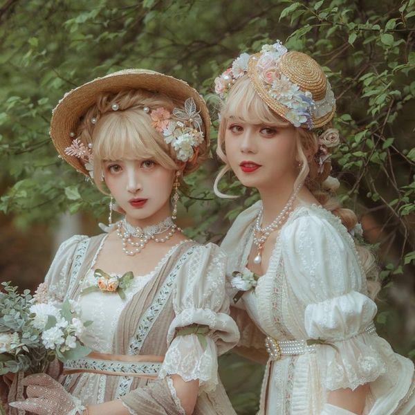 mori girl lolita elegant straw hat kc fairy french pastoral style tea party cosplay vintage small flat headwear prop other event & suppl
mori girl lolita elegant straw hat kc fairy french pastoral style tea party cosplay vintage small flat headwear prop other event & suppl