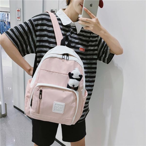 school bags style women's bag backpack simple casual multi-functional fashion
school bags style women's bag backpack simple casual multi-functional fashion