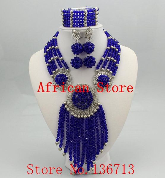 earrings & necklace pretty nigerian wedding african beads jewelry set crystal bridal sets statement sc501-2, Silver
earrings & necklace pretty nigerian wedding african beads jewelry set crystal bridal sets statement sc501-2, Silver