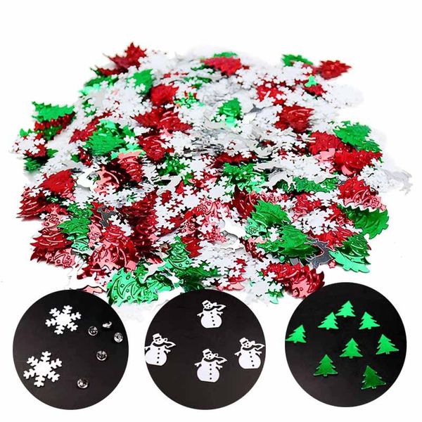 30g christmas snowflakes confetti tree elk snowman table scatter sprinkle for year xmas party supplies decoration
30g christmas snowflakes confetti tree elk snowman table scatter sprinkle for year xmas party supplies decoration