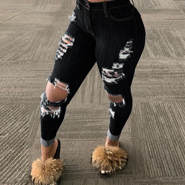 women's ripped for women high waist jeans vintage flare with holes bottom jean denim slim pants trousers #t1g, Blue
women's ripped for women high waist jeans vintage flare with holes bottom jean denim slim pants trousers #t1g, Blue