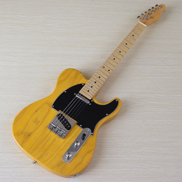 roasted flame maple neck electric guitar solid ashwood body 39 inch yellow color glossy
roasted flame maple neck electric guitar solid ashwood body 39 inch yellow color glossy