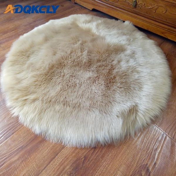 carpets adqkcly round sheepskin hairy carpet soft fluffy shaggy area rugs chair seat pad mat for living room bedroom floor 7 colors
carpets adqkcly round sheepskin hairy carpet soft fluffy shaggy area rugs chair seat pad mat for living room bedroom floor 7 colors