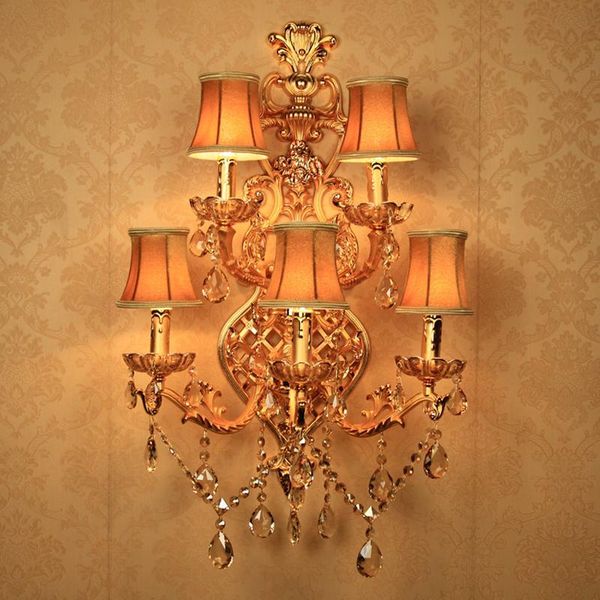 wall lamp fabric lampshade big el lamps satin golden luxurious crystal candle with 5 lights luxy large
wall lamp fabric lampshade big el lamps satin golden luxurious crystal candle with 5 lights luxy large