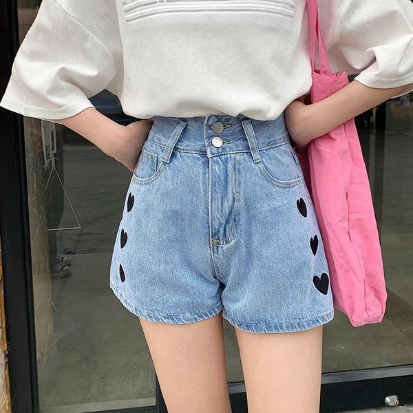 women's light blue summer high waist double button loose thin love wide leg denim shorts jeans
women's light blue summer high waist double button loose thin love wide leg denim shorts jeans