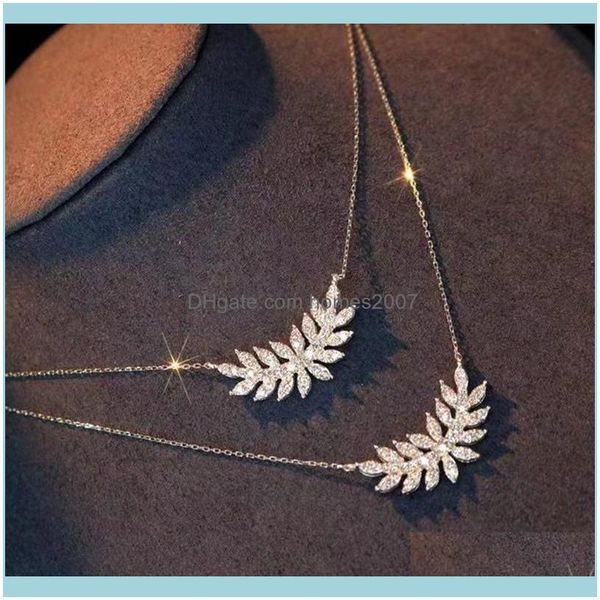 necklaces & pendants jewelrysier color leaf necklace for women fashion rhinestone crystal zircon engagement jewelry gift chains drop deliver, Silver
necklaces & pendants jewelrysier color leaf necklace for women fashion rhinestone crystal zircon engagement jewelry gift chains drop deliver, Silver