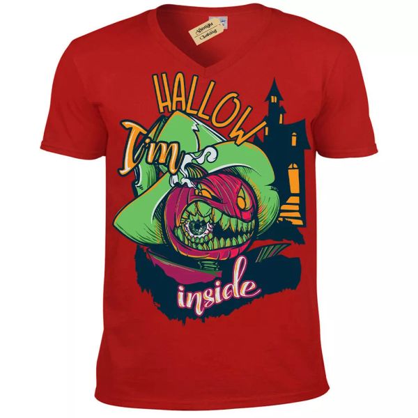 i'm hallow inside t-shirt pumpkin halloween mens v-neck, White;black
i'm hallow inside t-shirt pumpkin halloween mens v-neck, White;black
