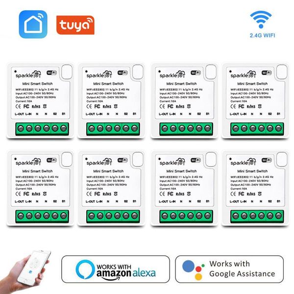 smart home control mini wifi switch 16a 2-way timer wireless switches automation compatible with tuya alexa google
smart home control mini wifi switch 16a 2-way timer wireless switches automation compatible with tuya alexa google