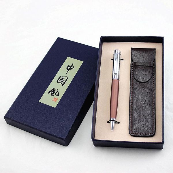 luxury wood ballpoint pen business gifts ball writing office school supplies stationery leather pencil bag pens, Blue;orange
luxury wood ballpoint pen business gifts ball writing office school supplies stationery leather pencil bag pens, Blue;orange