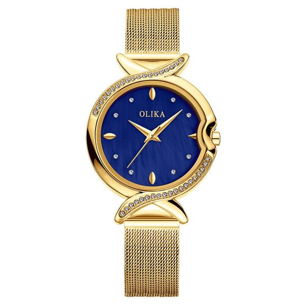 relogio feminino gold watch women olika watches ladies creative design steel women's bracelet female waterproof clock wristwatches, Slivery;brown
relogio feminino gold watch women olika watches ladies creative design steel women's bracelet female waterproof clock wristwatches, Slivery;brown