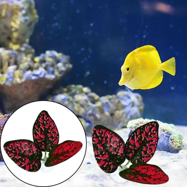 4pcs aquarium landscape artificial leaf betta fish rest spawning pad decorations 
4pcs aquarium landscape artificial leaf betta fish rest spawning pad decorations