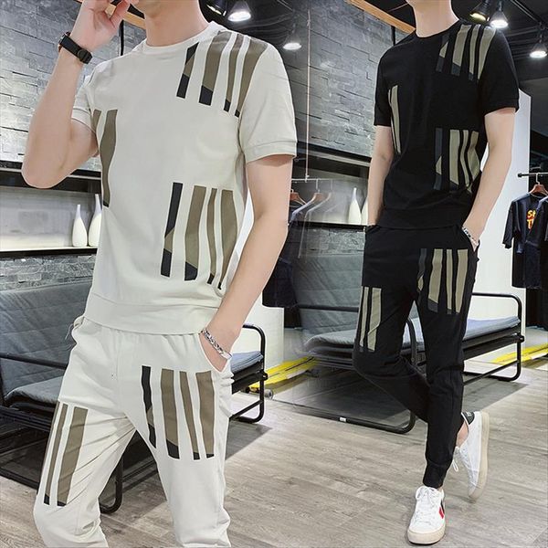 ropa de hombre summer casual mens tracksuits sports suit youth spirit guy printed short sleeved t shirt trousers trend, Gray
ropa de hombre summer casual mens tracksuits sports suit youth spirit guy printed short sleeved t shirt trousers trend, Gray