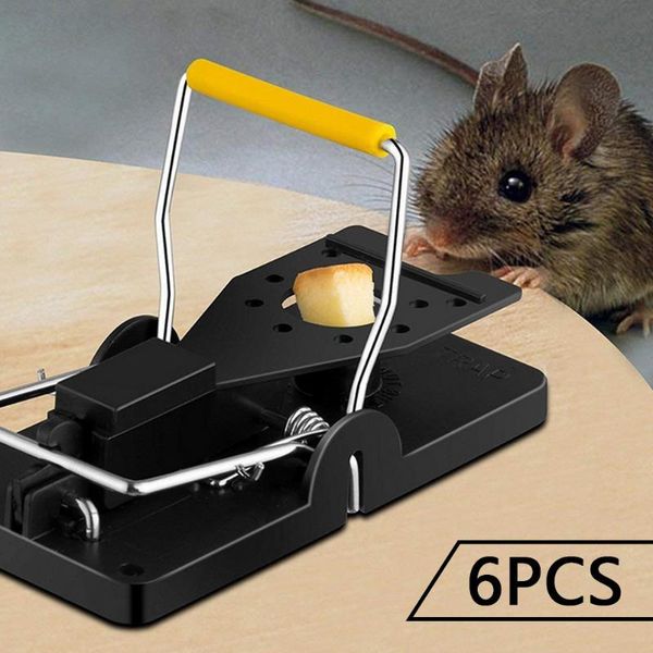 black pc+abs alloy plastic 6pcs mouse trap mice traps rodent catcher snap spring mousetraps 98*46*55mm/3.86*1.81*2.17" interior decorat
black pc+abs alloy plastic 6pcs mouse trap mice traps rodent catcher snap spring mousetraps 98*46*55mm/3.86*1.81*2.17" interior decorat