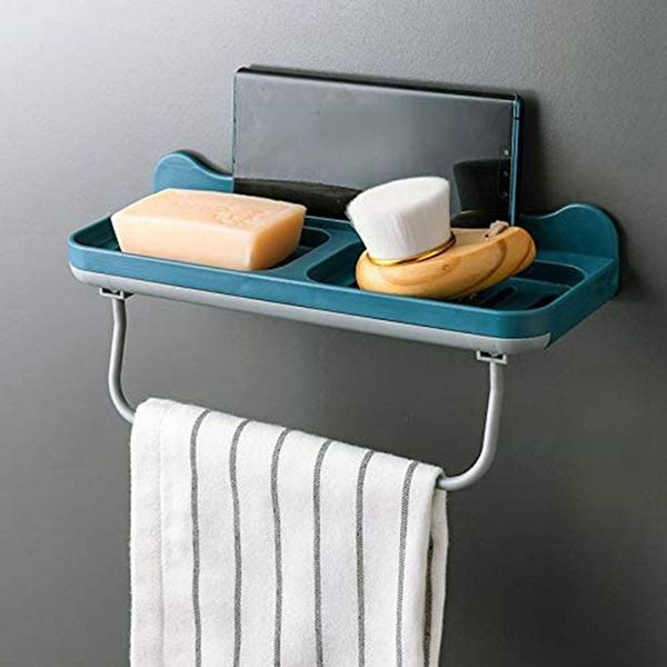 wall-mounted non-punching multi-function drain soap dish shelf kitchen storage & organization
wall-mounted non-punching multi-function drain soap dish shelf kitchen storage & organization