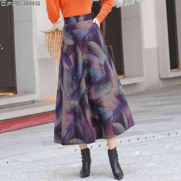 casual dresses streetwear red purple skirt winter woolen women skirts retro print pleated jupe femme stretch waist maxi long mhee, Black;gray
casual dresses streetwear red purple skirt winter woolen women skirts retro print pleated jupe femme stretch waist maxi long mhee, Black;gray