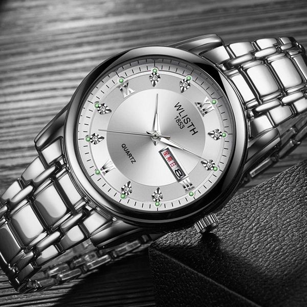 wristwatches watch men's stainless steel band 30m waterproof date gift for men watches fashion business quartz s506, Slivery;brown
wristwatches watch men's stainless steel band 30m waterproof date gift for men watches fashion business quartz s506, Slivery;brown