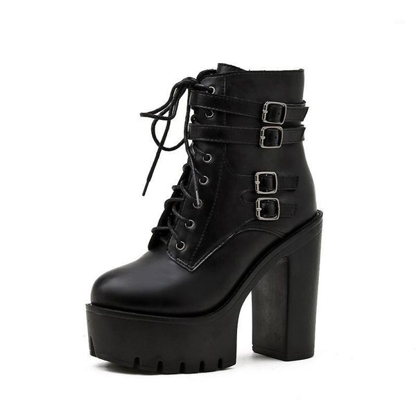 boots goth shoes on platform gothic style punk botas militares mujer women's demonia high waterproof ymb363-11, Black 
boots goth shoes on platform gothic style punk botas militares mujer women's demonia high waterproof ymb363-11, Black