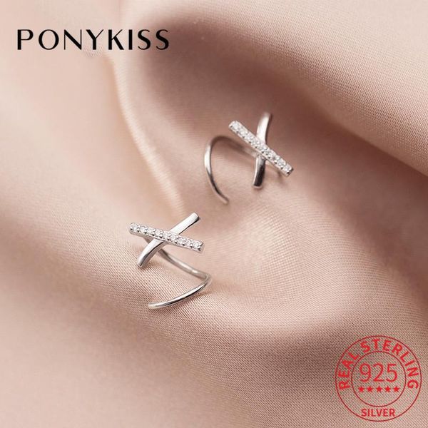 hoop & huggie ponykiss 925 sterling silver chic wave spiral geometric line cross earrings women party minimlist accessory delicate gift, Golden;silver
hoop & huggie ponykiss 925 sterling silver chic wave spiral geometric line cross earrings women party minimlist accessory delicate gift, Golden;silver