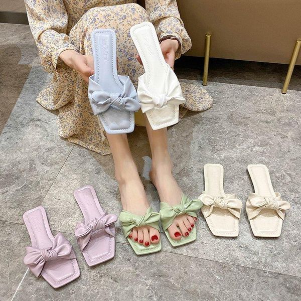 slippers shoes woman summer mules slip-on bow knot flats square toe ladies party casual designer shoe, Black
slippers shoes woman summer mules slip-on bow knot flats square toe ladies party casual designer shoe, Black