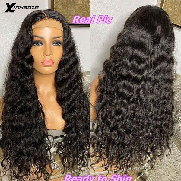 brazilian water wave wig 5*5 pu silk base lace front human hair wigs pre plucked natural color 180% wig1, Black;brown
brazilian water wave wig 5*5 pu silk base lace front human hair wigs pre plucked natural color 180% wig1, Black;brown