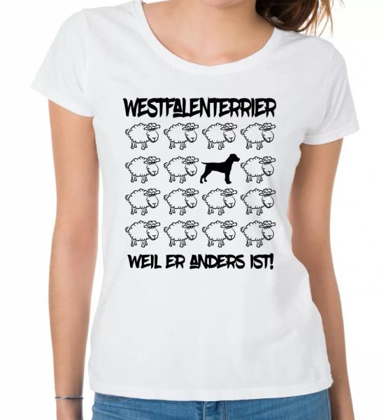 westphalia terrier ladies t-shirt black sheep women dog dogs fashion terrier, White;black
westphalia terrier ladies t-shirt black sheep women dog dogs fashion terrier, White;black