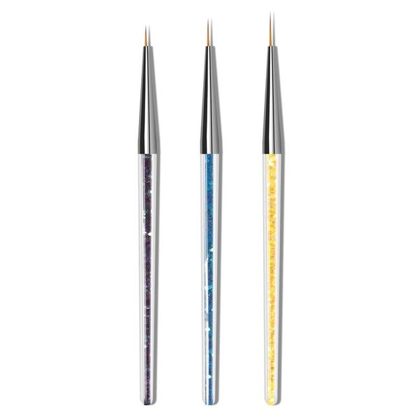 nail art kits 3pcs line brush glitters crystal acrylic ultra-thin liner drawing painting pen flower stripes manicure tool
nail art kits 3pcs line brush glitters crystal acrylic ultra-thin liner drawing painting pen flower stripes manicure tool