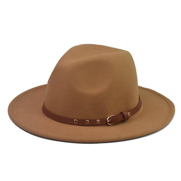 stingy brim hats 2021 thickened four seasons belt buckle chain woolen hat metal big felt flat top, Blue;gray
stingy brim hats 2021 thickened four seasons belt buckle chain woolen hat metal big felt flat top, Blue;gray
