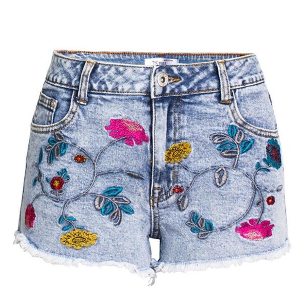 women's shorts plus size 3xljeans 3d embroidery three-dimensional flower high waist slim denim women, White;black
women's shorts plus size 3xljeans 3d embroidery three-dimensional flower high waist slim denim women, White;black