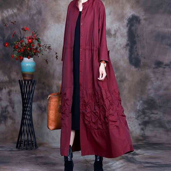 21 autumn new product simple waist closing lace up windbreaker long knee fashion mother's temperament broad wife women's wear, Tan;black
21 autumn new product simple waist closing lace up windbreaker long knee fashion mother's temperament broad wife women's wear, Tan;black
