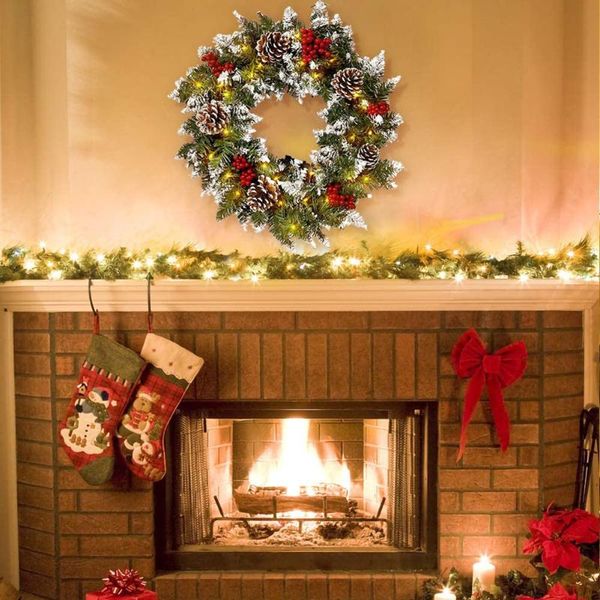 decorative flowers & wreaths christmas front door wreath garland led luminous wall xmas tree hanging flower home holiday party supplies
decorative flowers & wreaths christmas front door wreath garland led luminous wall xmas tree hanging flower home holiday party supplies