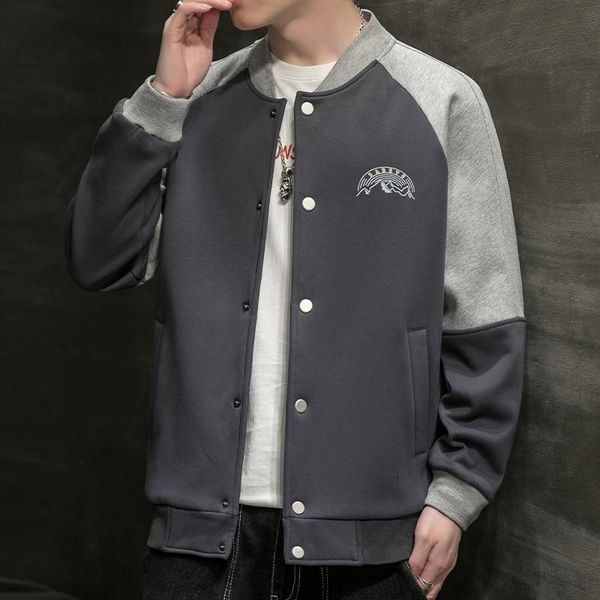 men's jackets loose wild casual couples jacket 2021 street retro embroidery baseball uniform men trendy brand hip hop military, Black;brown
men's jackets loose wild casual couples jacket 2021 street retro embroidery baseball uniform men trendy brand hip hop military, Black;brown