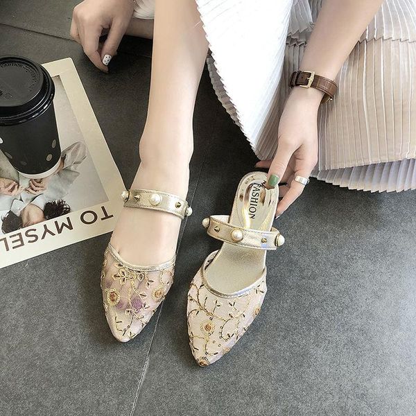 sandals women summer rhinestone shoes ladies mules 2021 fashion breathable pointoe casual woman, Black
sandals women summer rhinestone shoes ladies mules 2021 fashion breathable pointoe casual woman, Black