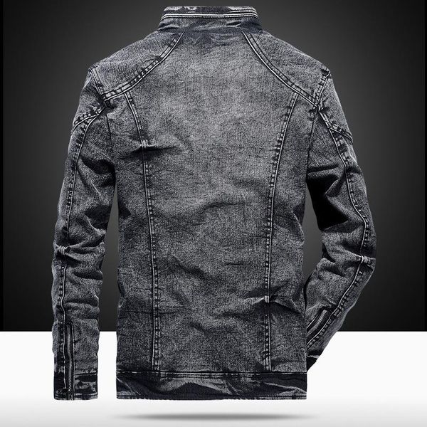 men's fur & faux 2021 style jacket autumn and winter korean-style trend cotton slim fit men retro jeans coat clothing youth, Black
men's fur & faux 2021 style jacket autumn and winter korean-style trend cotton slim fit men retro jeans coat clothing youth, Black